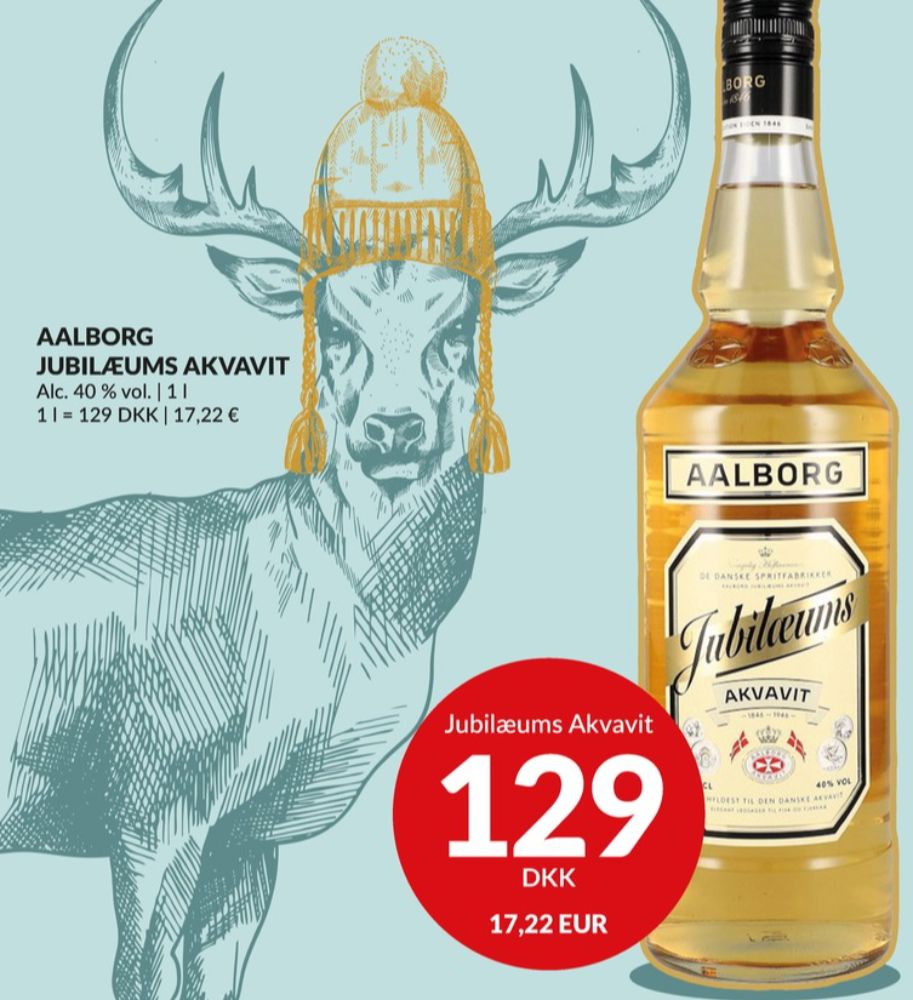 AAlborg Jubilæums Akvavit, Akvavit