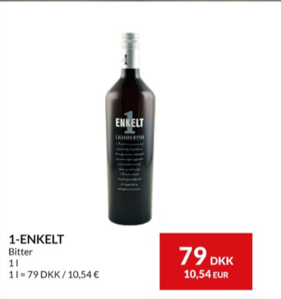 1-Enkelt, Bitter