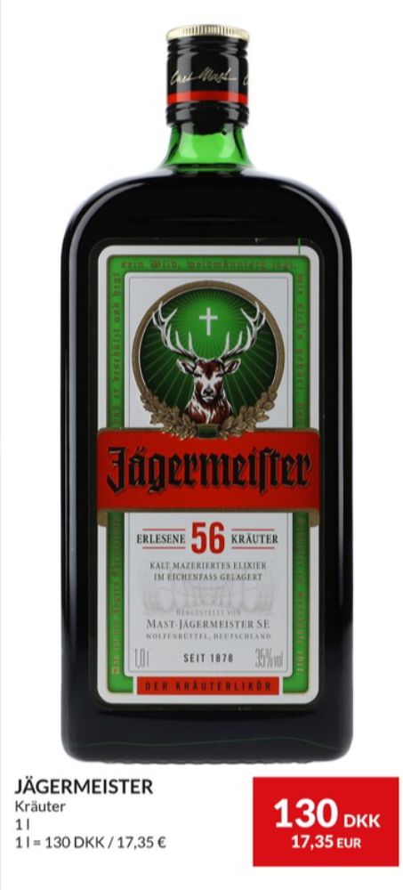 Jägermeister, Bitter