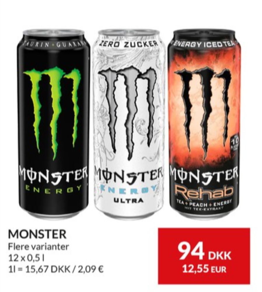 Monster Energy, Energidrik 12 pk.