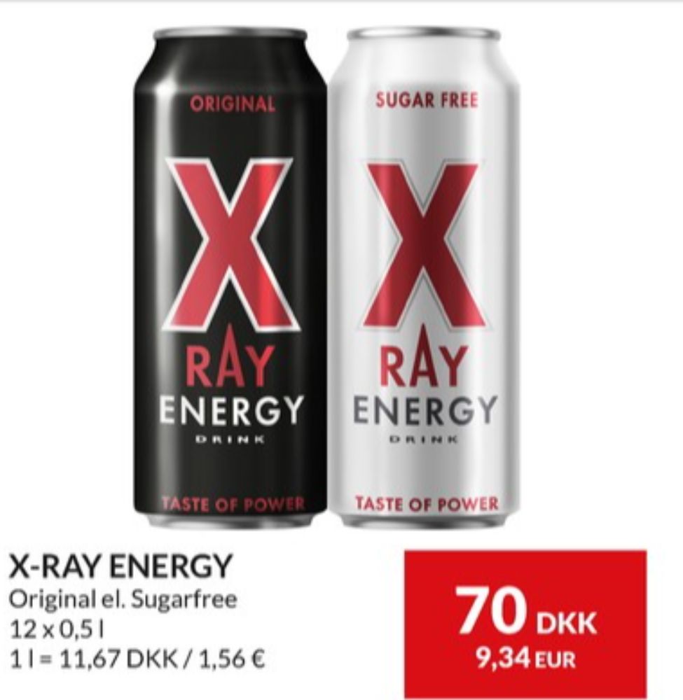 X-Ray, Energidrik 12 pk.