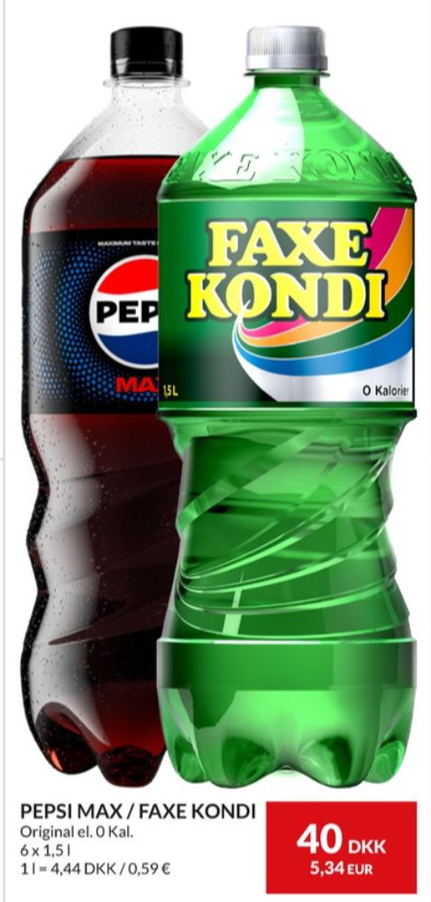 Pepsi Max, Cola 6 pk.