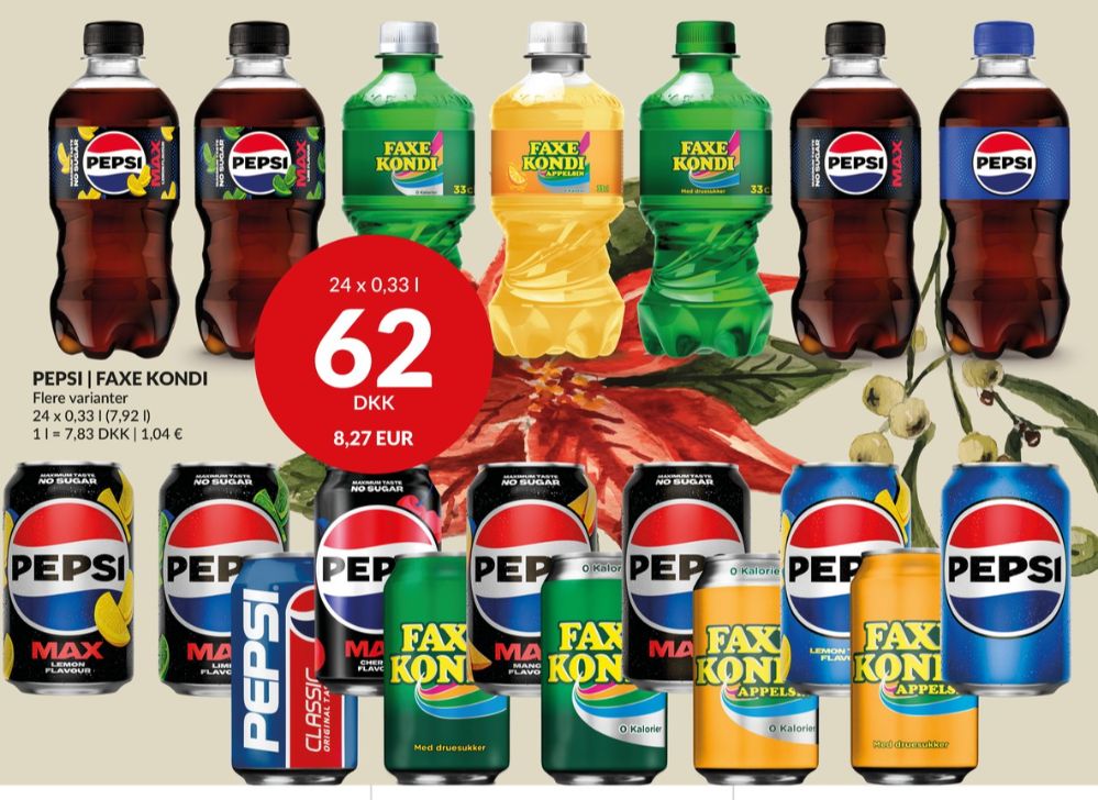 Pepsi Max Cherry, Cola 24 pk.