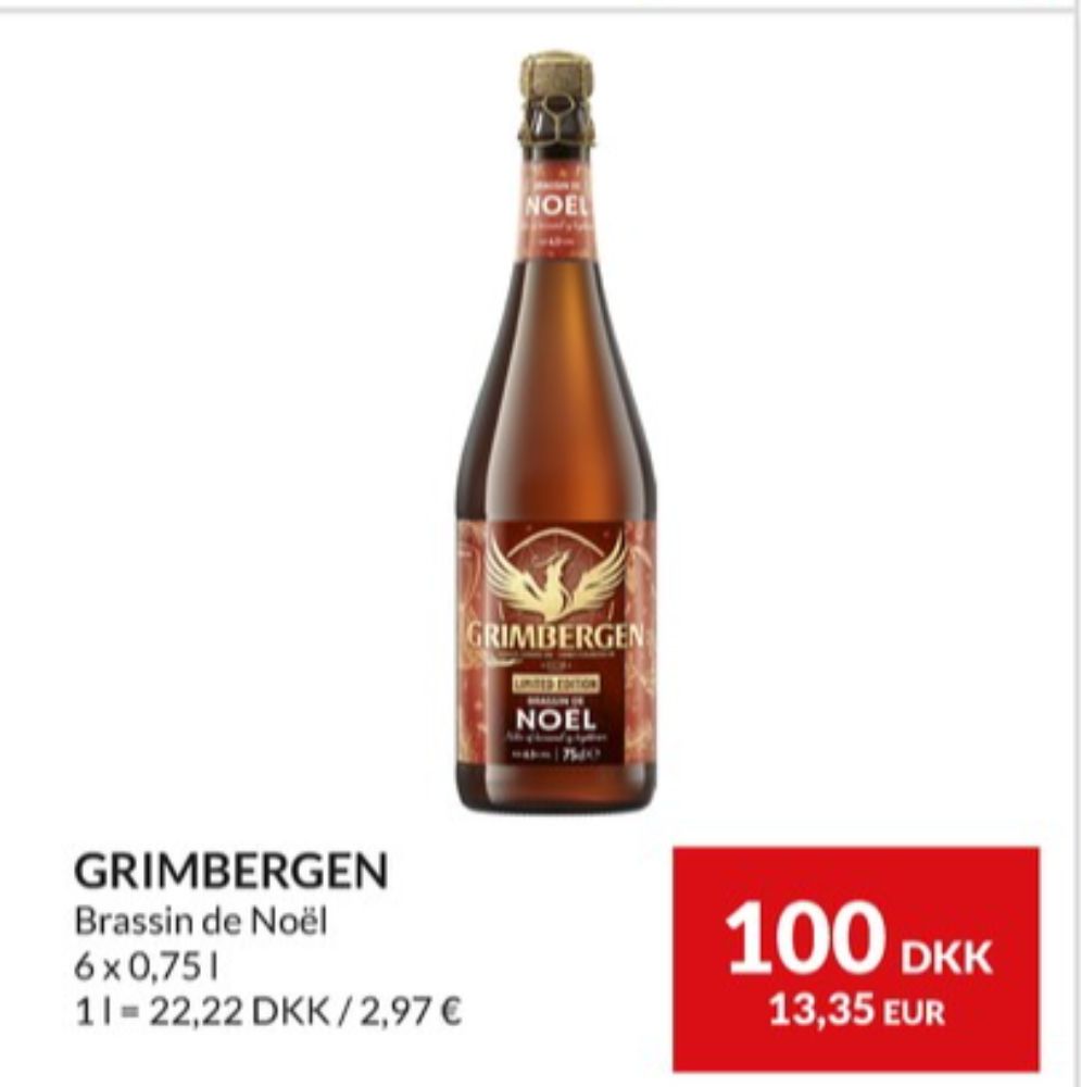 Grimbergen Brassin De Noél, Specialøl 6 pk.