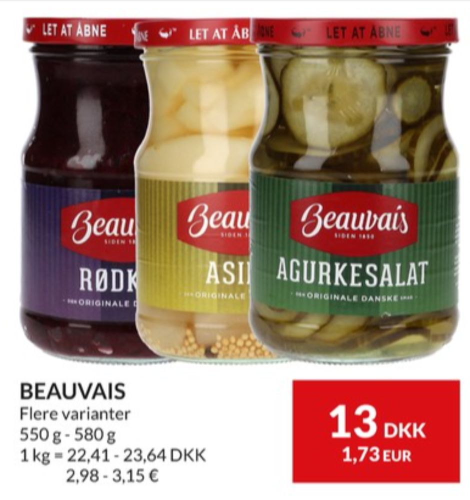 Beauvais, Agurkesalat