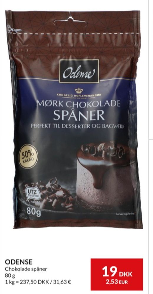 Odense, Mørke Chokoladespåner