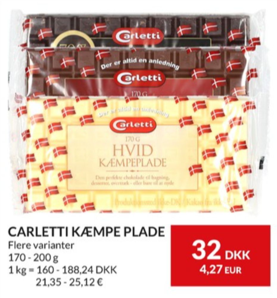 Carletti, Mørk Kæmpeplade