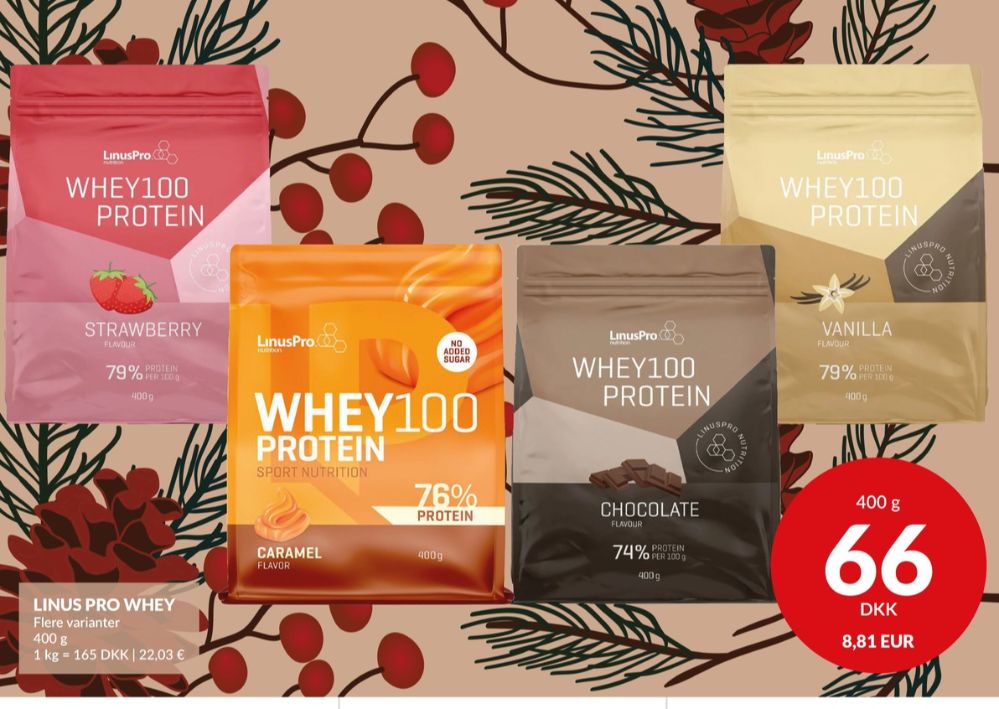 LinusPro, Træningstilskud