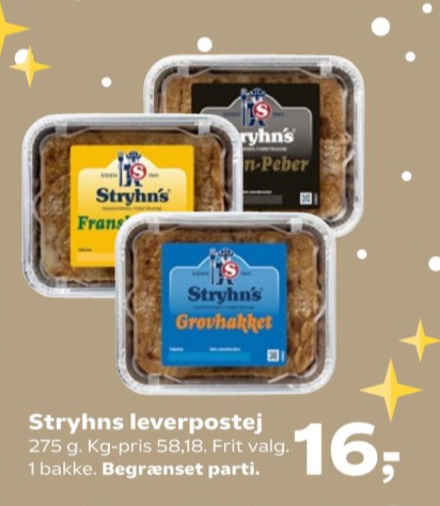 Stryhns Grovhakket, Leverpostej