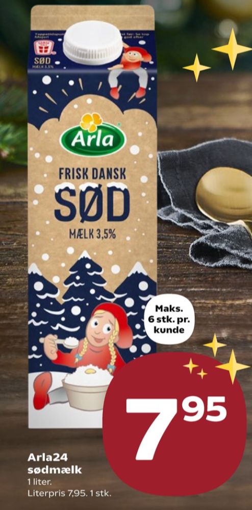 Arla, Sødmælk