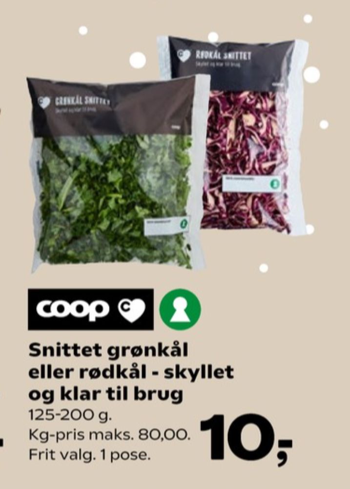 Coop C, Rødkål snittet