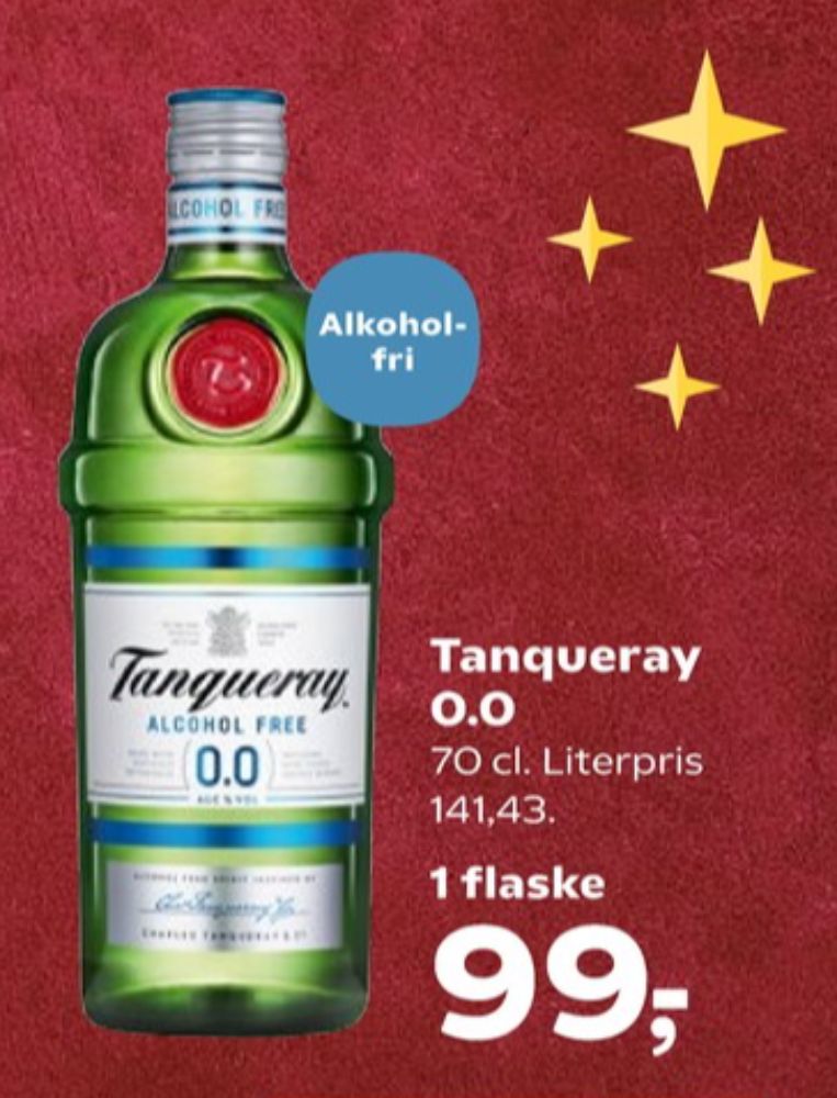 Tanqueray Alcohol Free 0,0, Gin