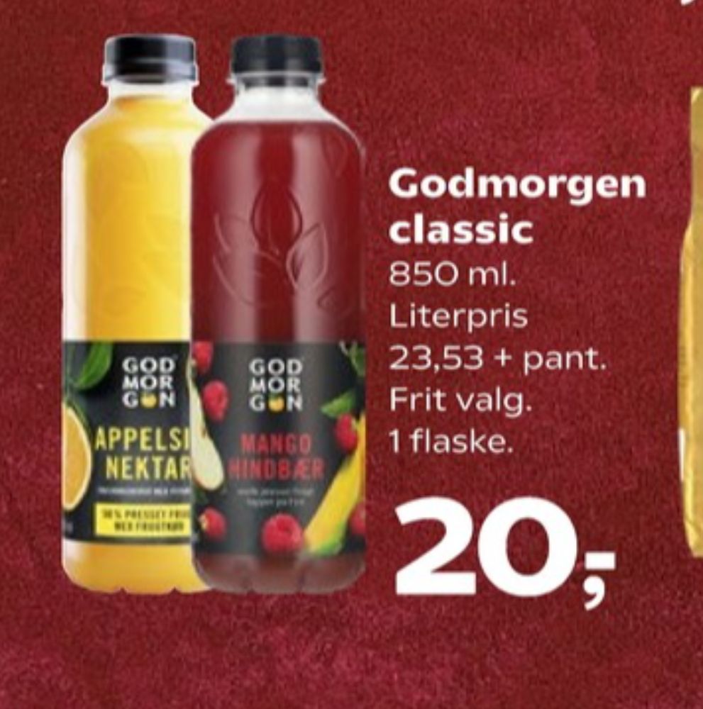 GodMorgen, Appelsin Nektar Juice