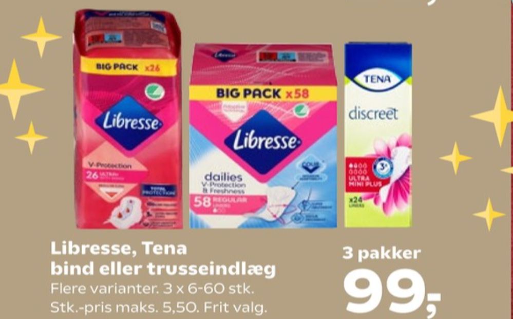 Libresse, Trusseindlæg