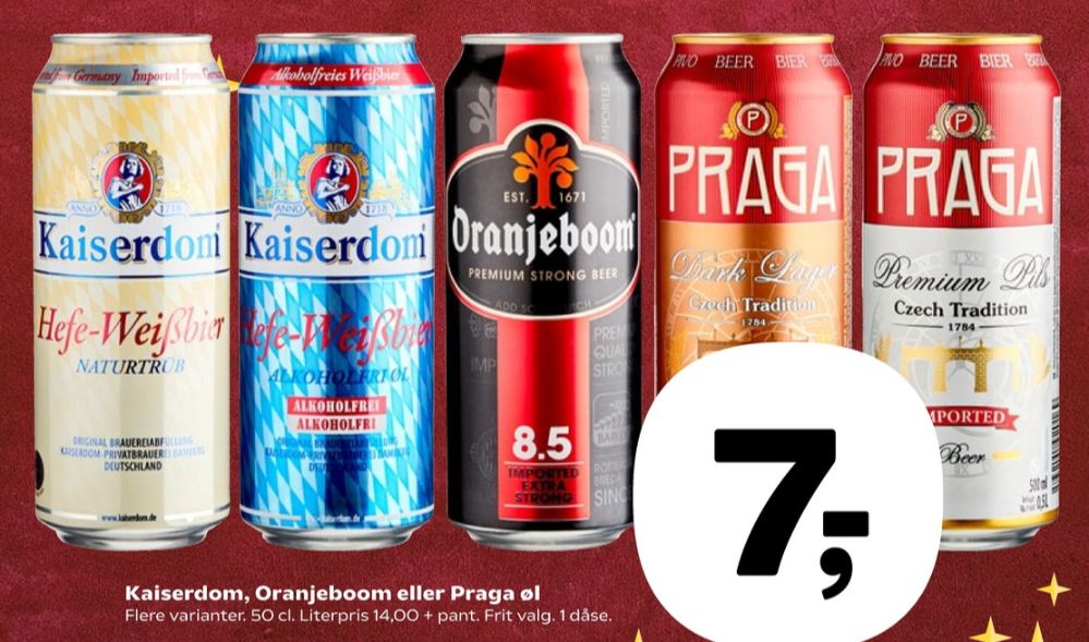 Praga Dark Lager, Øl