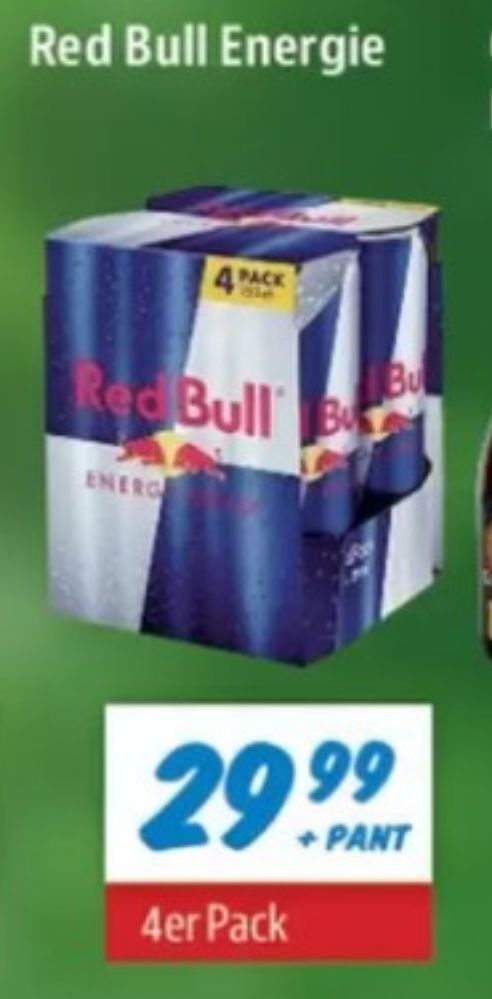 Red Bull Energy, Energidrik 4 pk.