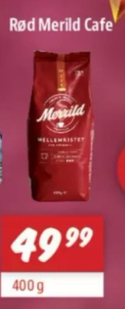 Merrild Mellemristet, Kaffe Formalet