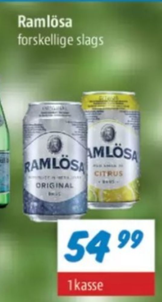 Ramlösa Original, Mineralvand med brus 24 pk.
