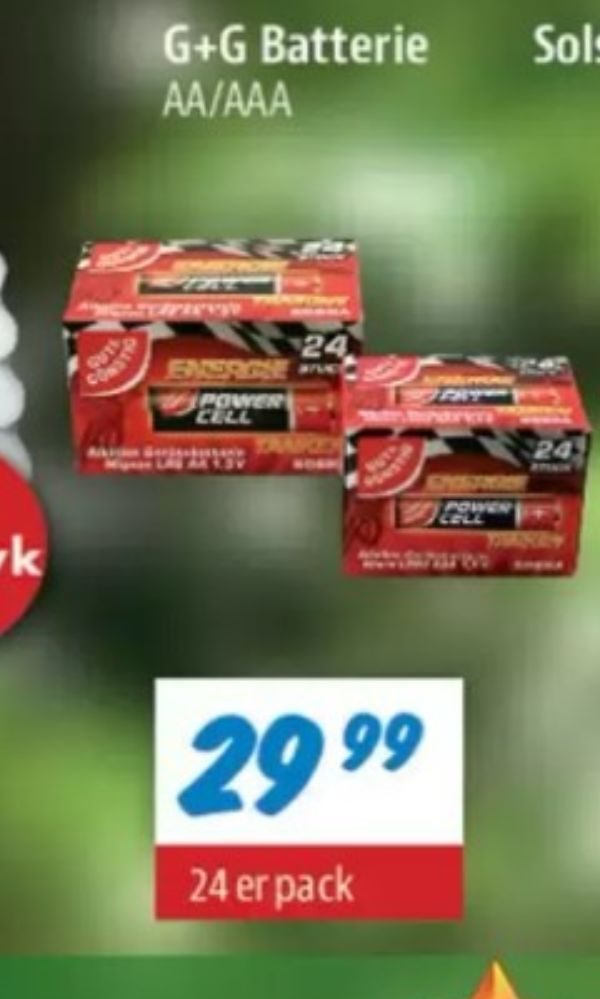 Gut & Günstig, Batterier