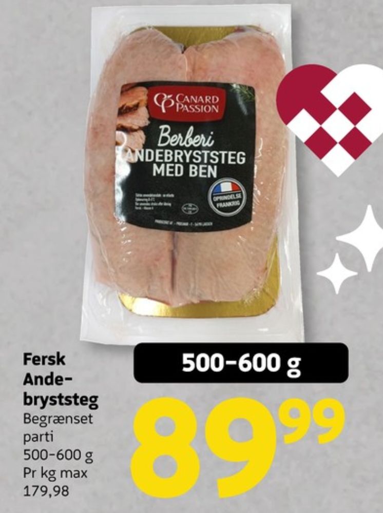 Canard Passion, Andebryststeg