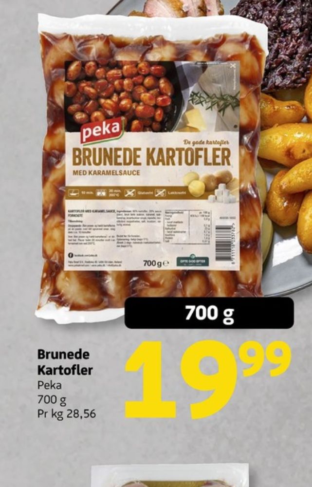 Peka, Brunede Kartofler