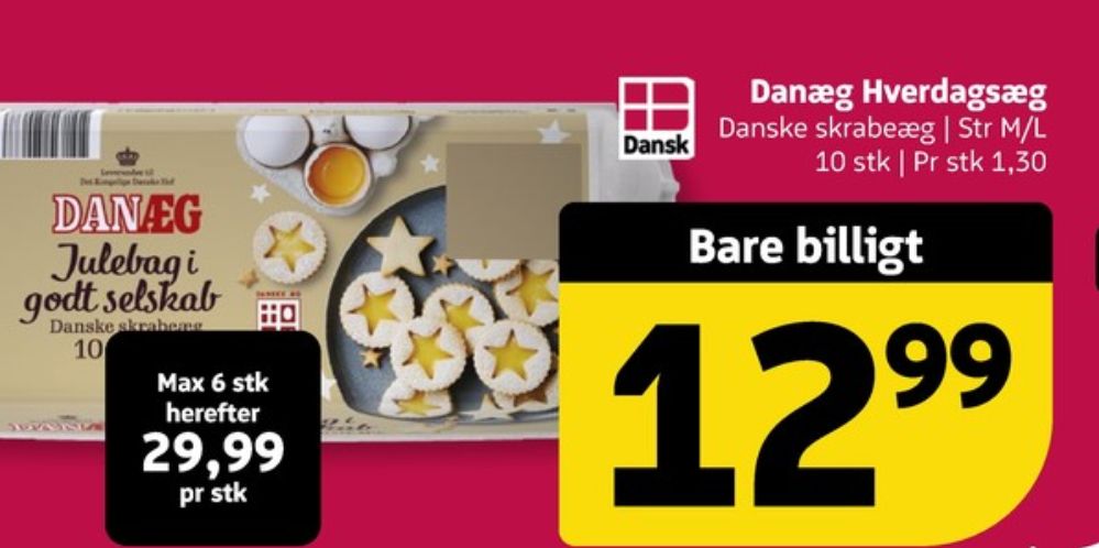 Danæg, Skrabeæg M/L