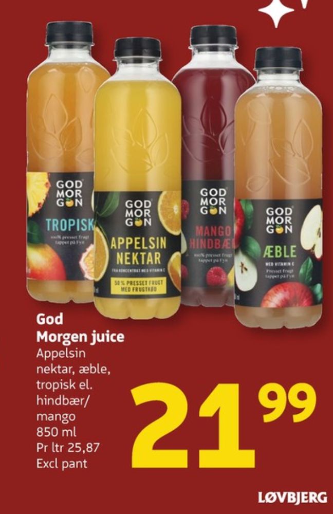 GodMorgen, Appelsin Nektar Juice