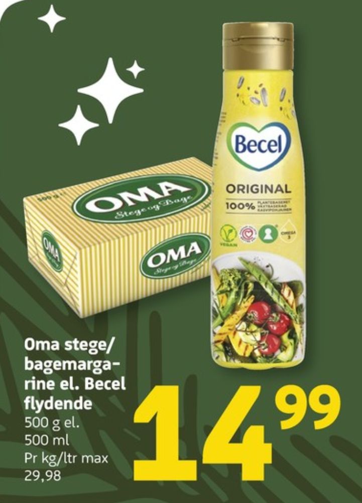 Becel, Margarine - flydende original