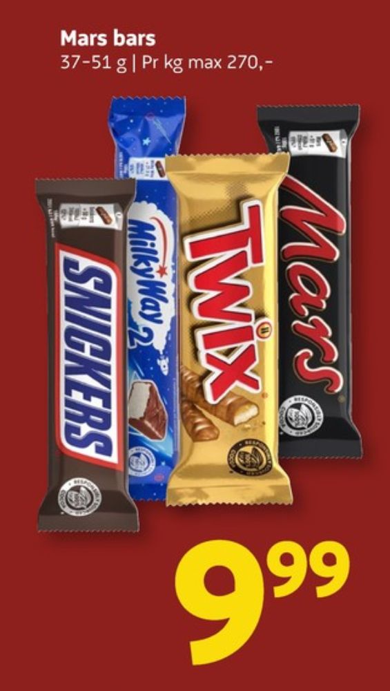 Milky Way, Chokoladebar