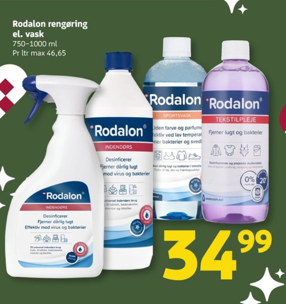 Rodalon, Rengøring - øvrige