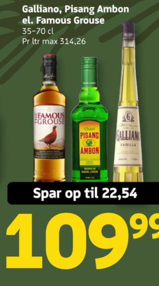 Pisang Ambon, Likør