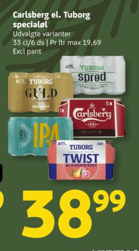 Carlsberg 1883, Øl 6 pk.