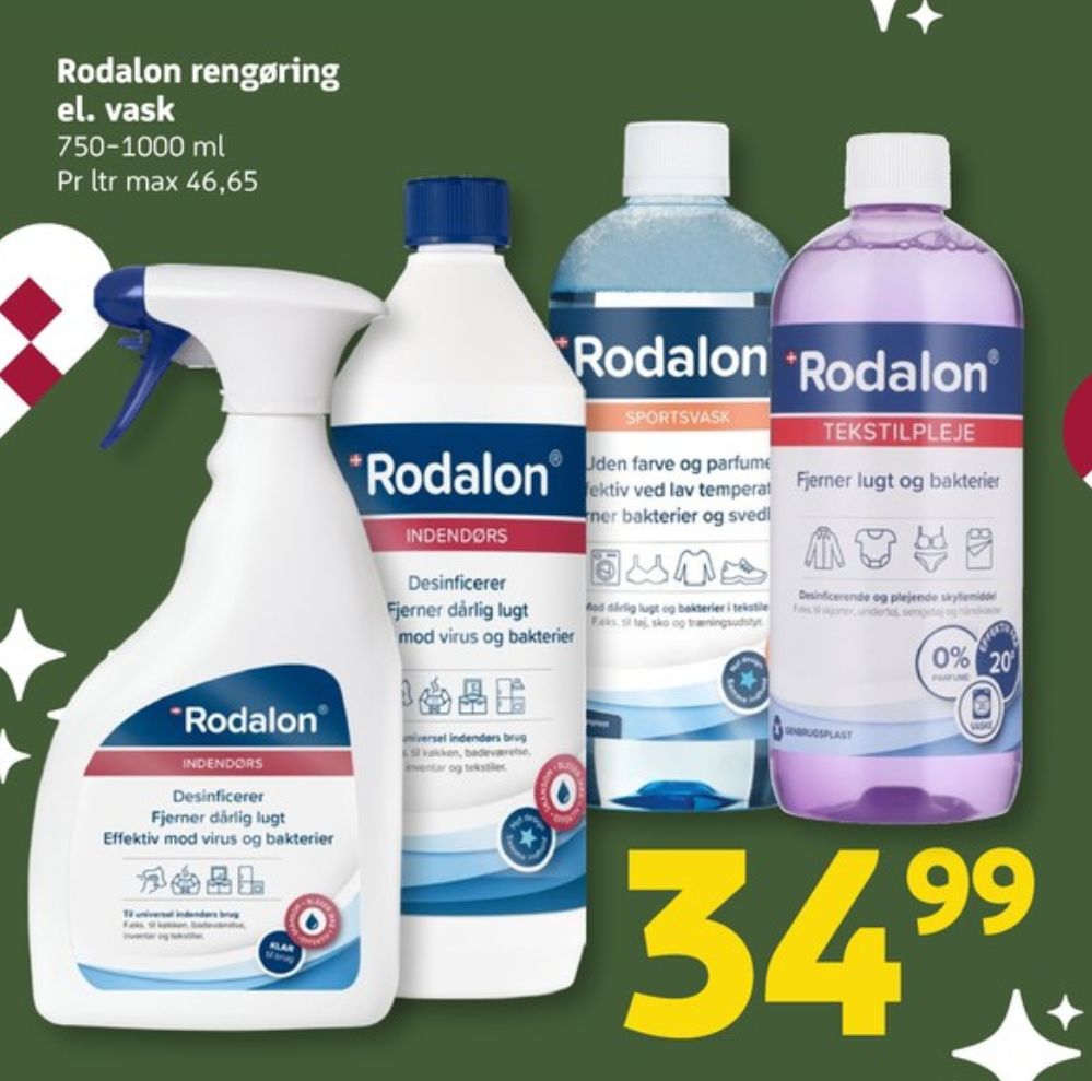 Rodalon, Rengøring - øvrige