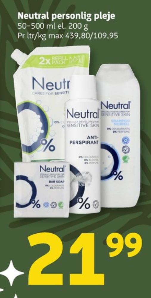 Neutral, Shampoo