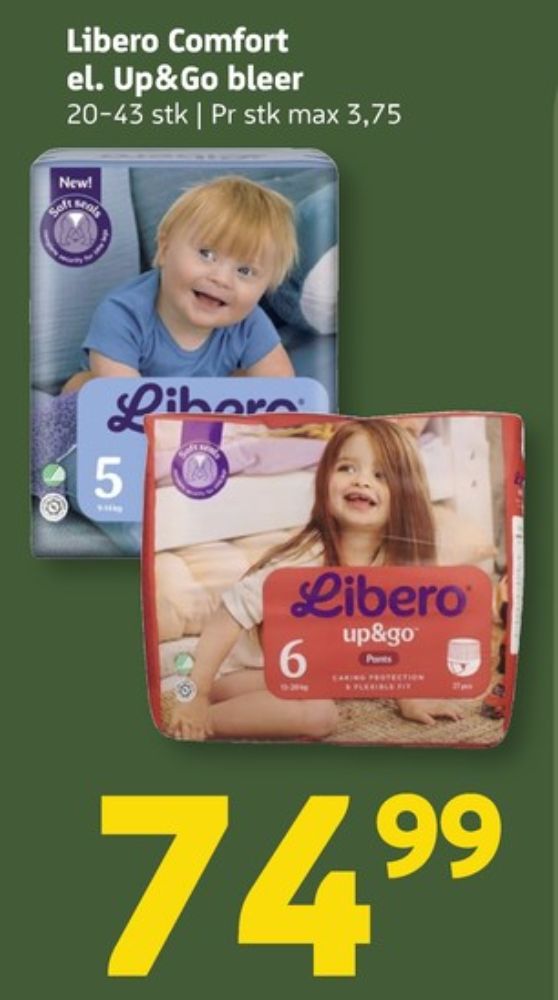 Libero Up&Go, Bleer str 6 13-20 kg