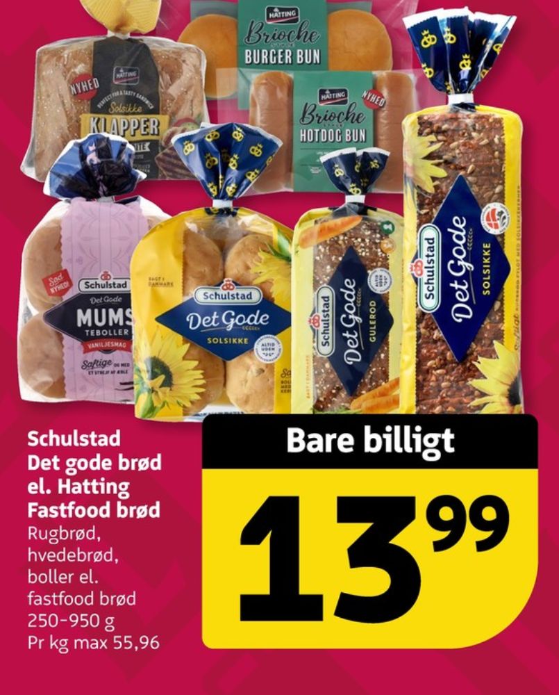 Schulstad Det Gode, Solsikkerugbrød