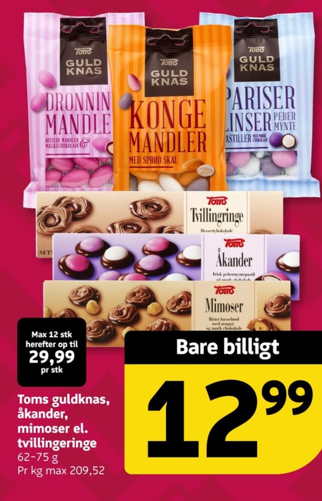 Toms Guldknas, Dragée Pariserlinser