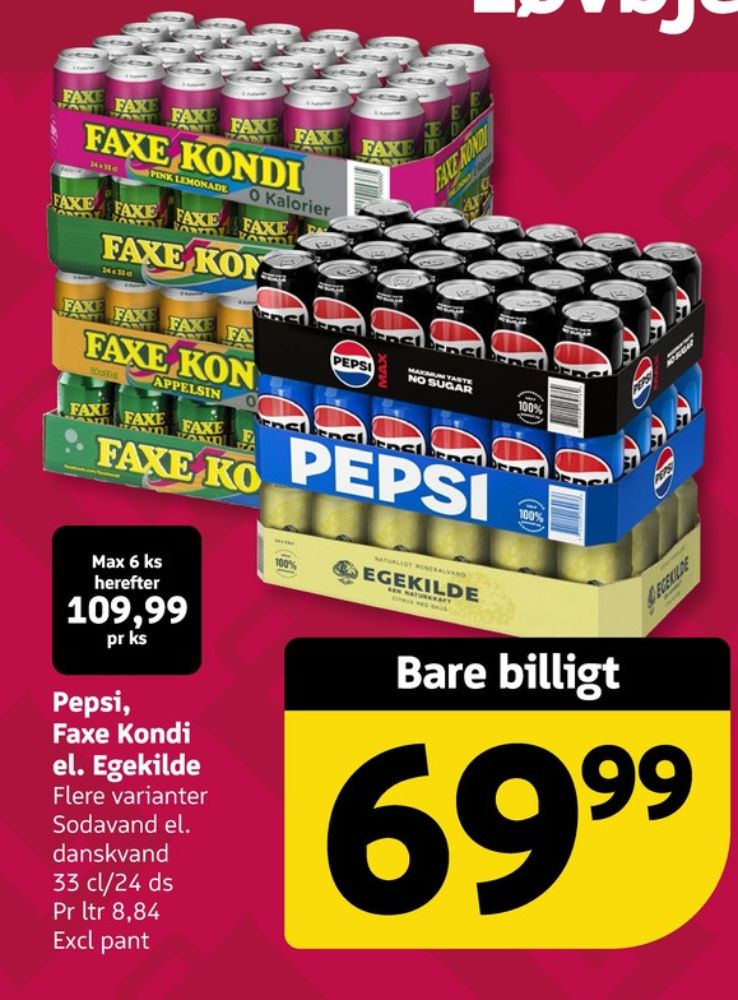 Pepsi Max, Cola 24 pk.