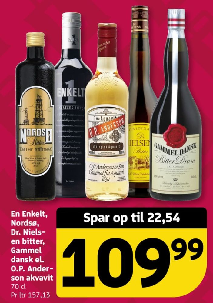 Gammel Dansk, Bitter