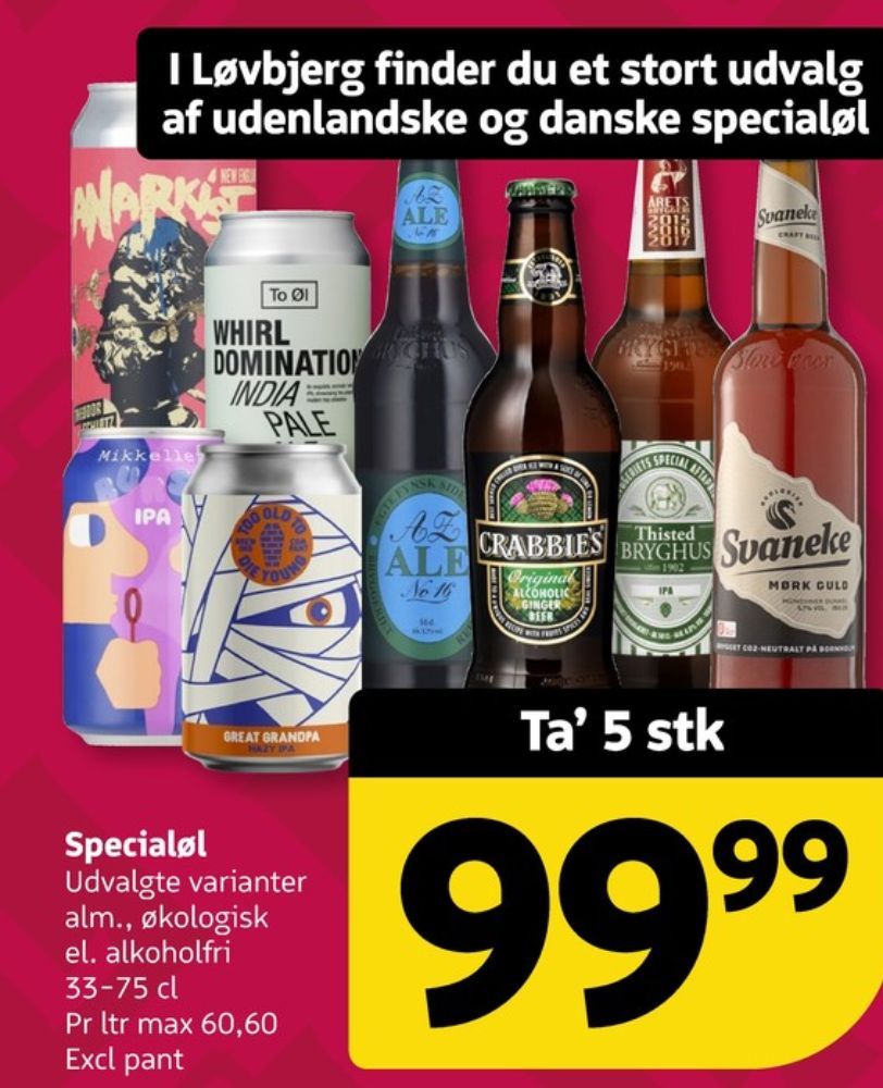 Thisted Jack & Beer, Specialøl