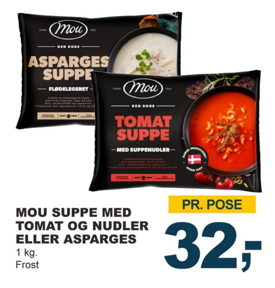 Mou, Aspargessuppe