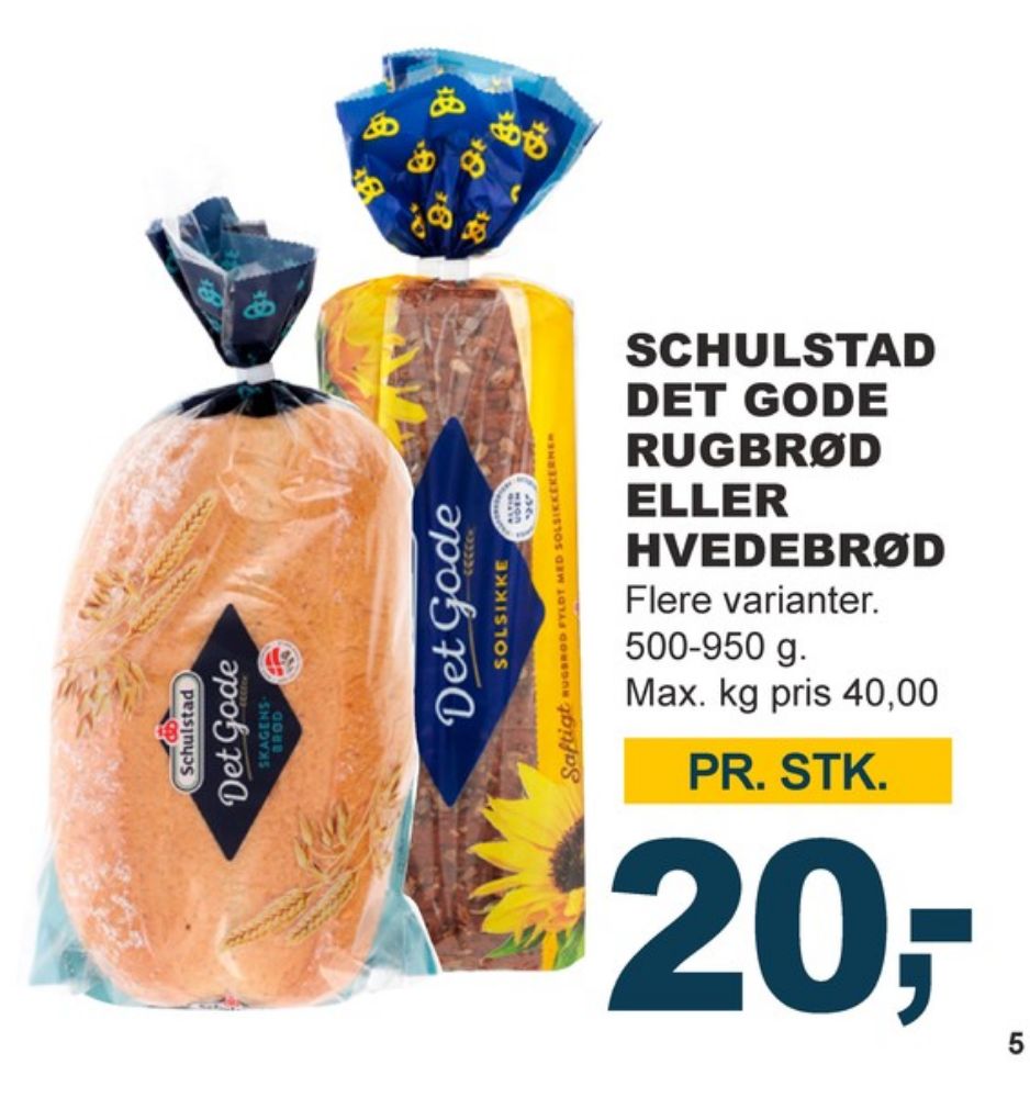Schulstad Det Gode, Solsikkerugbrød