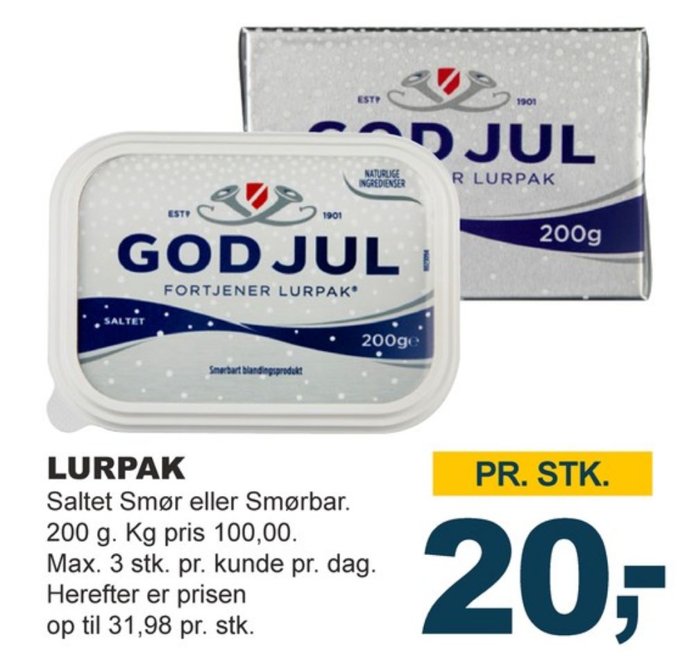 Lurpak, Smør