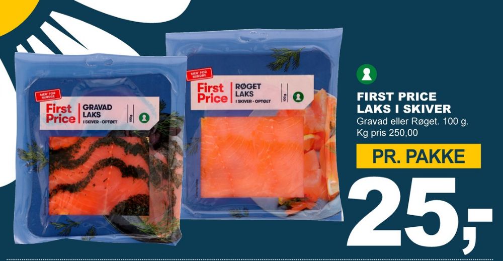 First Price, Laks i skiver