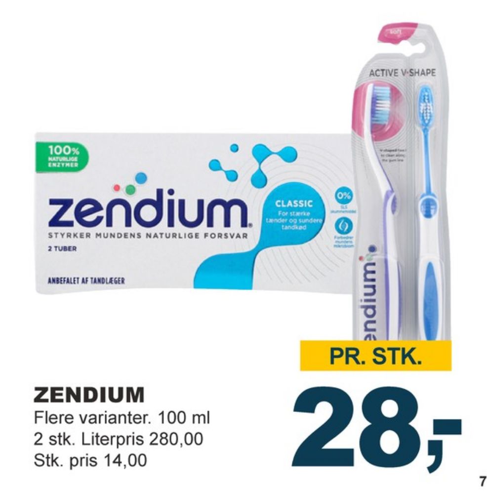Zendium, Tandbørste