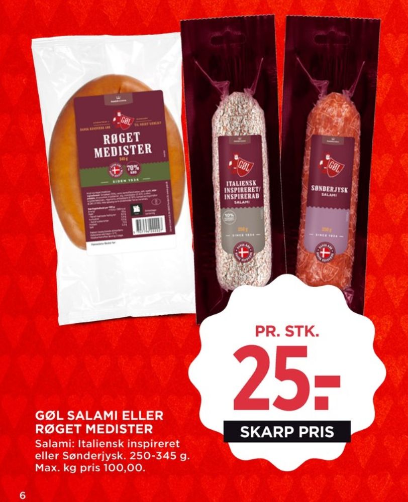 Gøl, Røget Medister