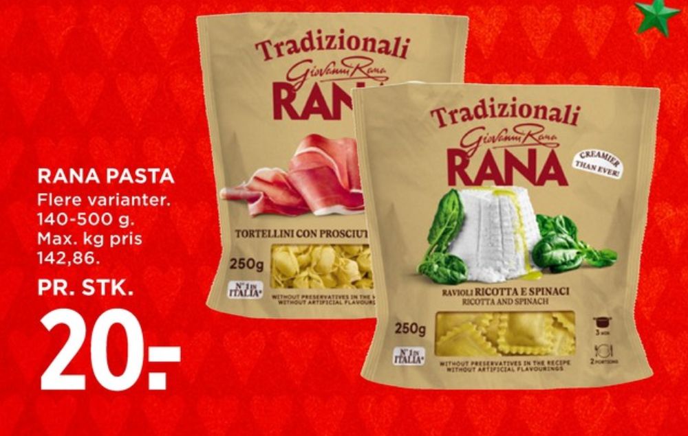 Rana, Tortelloni Ricotta E Spinaci