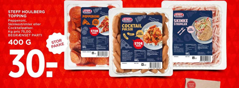 Steff Houlberg, Cocktailpølser