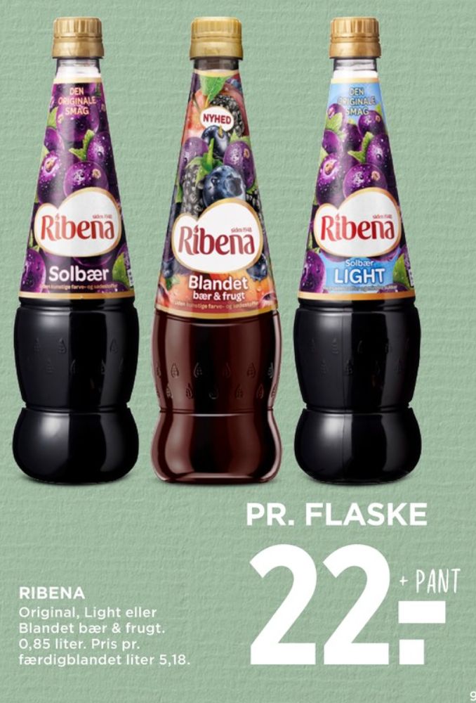 Ribena, Blandet Bær & Frugt Frugtsaft
