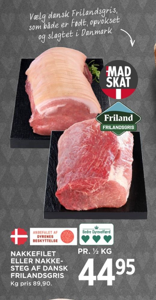 FRILAND Frilandsgris, Nakkesteg